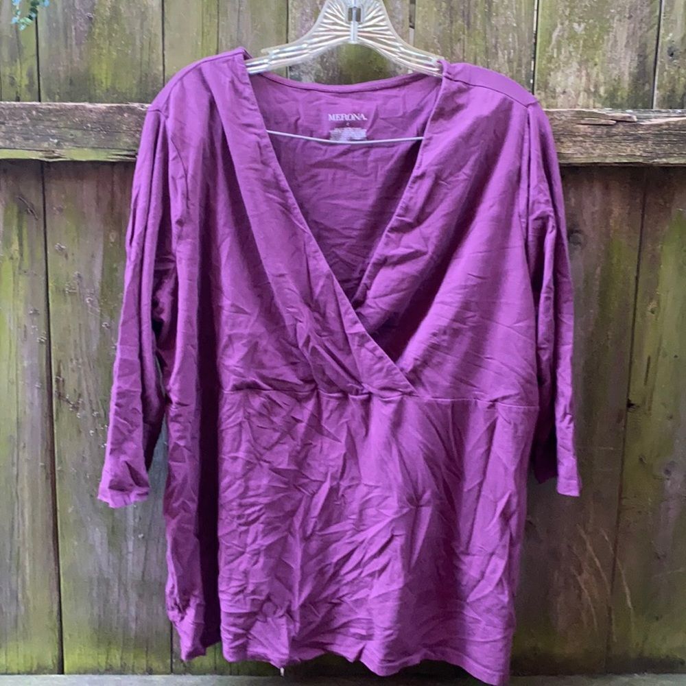Merona purple top sz. 2X